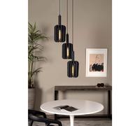 Lucide Lampada a sospensione rotonda con 3 diffusori in feltro dal design modern