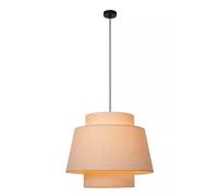 Lucide Lampada a sospensione rotonda con diffusore in tessuto dal design moderno