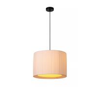 Lucide Lampada a sospensione rotonda con diffusore in tessuto dal design moderno