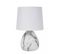 Lucide Lampada da comodino con struttura moderna in ceramica e diffusore in coto