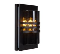 Lucide Lampada da parete moderna grande in acciaio da esterno con diffusore in P