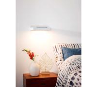 Lucide Lampada da parete per camera da letto con diffusore a led e base usb Atki