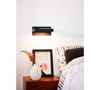 Lucide Lampada da parete per camera da letto con diffusore a led e base usb Atki [EEK: G]