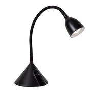 Lucide Lampada da scrivania a LED con struttura in pvc snodabile Milo Nero 3W Lu