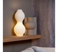 Lucide Lampada da tavolo alta in porcellana dalle linee sinuose e moderne Momoro