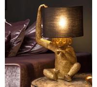 Lucide Lampada da tavolo con base a forma di scimmietta in PVC dal design modern