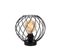 Lucide Lampada da tavolo con diffusore in metallo dal design moderno Danza Nero