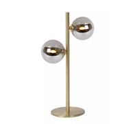 Lucide Lampada da tavolo con struttura e base in acciaio 2 diffusori a boccia di