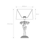 Lucide Lampada da tavolo Extravaganza Coconut, nera Lucide