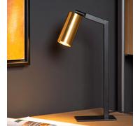 Lucide Lampada da tavolo in acciaio con faretto orientabile dal design moderno S