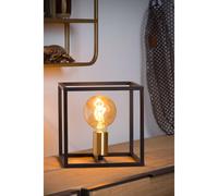 Lucide Lampada da tavolo in metallo con forma cubica dalle linee moderne ed eleg