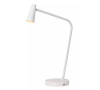 Lucide – Lampada da tavolo ricaricabile STIRLING – Batteria, LED 3 StepDim 1x3W 2700K – Bianco