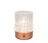 Lucide Lampada da tavolo ricaricabile in metallo e diffusore a led in acrilico L