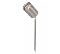Lucide Lampada da terra a led da giardino in acciaio con diffusore orientabile A