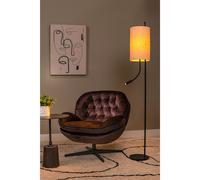 Lucide Lampada da terra moderna con piccolo faretto a led Magic Nero 40W