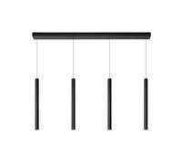 Lucide - Lampadario a sospensione, in alluminio, 16 W, colore: Nero