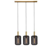 Lucide Lampadario con 3 diffusori lineari pendenti con diffusore in tessuto Cori