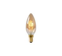 Lucide - Lampadina a LED da 3 W, in vetro, colore: Ambra