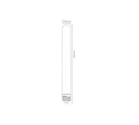 Lucide Lampadina LED E27 tubolare T32 5W 2.200K dimmerabile 25cm Lucide