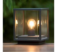 Lucide Lampioncino da giardino in metallo con diffusore in vetro dal design mode