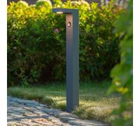 Lucide Lampione da giardino in alluminio alto a led dalle linee moderne con sens [EEK: G]