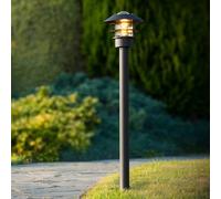 Lucide Lampione Zico in alluminio, nero Lucide