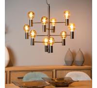 Lampadario Lucide Leanne Ø65 Nero