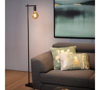 Lampada da Terra Lucide Leanne Nero