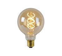 Lucide LED Bulb - LED lampada - Ø 9,5 cm - LED dim. - 1 X 5 W 2200 K - Amber