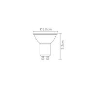 Lucide LED riflettore GU10 5W dim to warm, nero Lucide