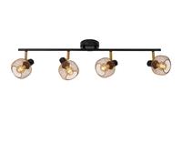 LUCIDE MAREN - Faretto da soffitto - 4 x E14 - Oro opaco/ottone