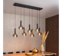 Lucide Lampada a sospensione Marius, nero, 7 luci Lucide