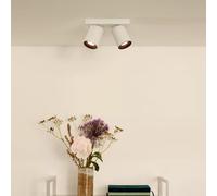 Lucide NIGEL lampada a soffitto 2 luci, GU10, 09929/10/31, NIGEL [Lampade per Interni > Lampade a Soffitto]