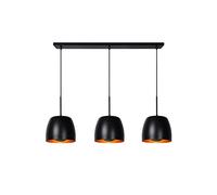 Lucide Nolan - Luci a sospensione 3 x E27, colore: Nero