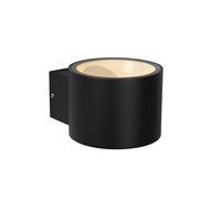 Applique Up Down Alluminio Nero IP54 Casa H:11 Cm G9 Lampada Da Parete Esterno