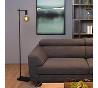 Lucide Piantana con base e struttura in metallo dal design moderno Leanne Nero 4