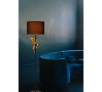 Lucide Piantana con base e struttura in metallo e scimmietta in PVC dal design m