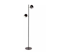 Lucide Piantana dal design moderno con base in metallo e 2 diffusori LED orienta