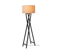Lucide Piantana di design con struttura in legno e diffusore in lino Trafalgar N
