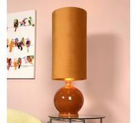 Lucide Piantana Esterad, ocra, Ø 34 cm, altezza 100 cm, vetro Lucide