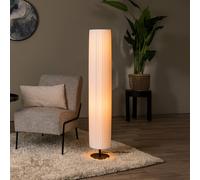 Lucide Piantana FOLD, altezza 120 cm, bianca, tessuto, 2 x E27 Lucide