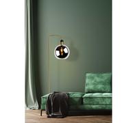 Lucide Piantana in metallo dal design moderno con base in marmo diffusore in vet