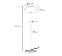 Lucide SIEMON lampada da terra, E27, 45796/01/30, SIEMON [Lampade per Interni > Lampade da Terra]