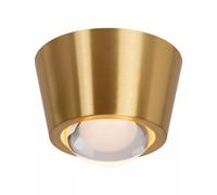 Lucide Plafoniera a LED rotonda con struttura in metallo Rigon Ottone 7W Lumen 3 [EEK: G]