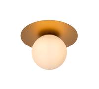 Lucide Plafoniera con struttura in metallo e diffusore in vetro dal design moder
