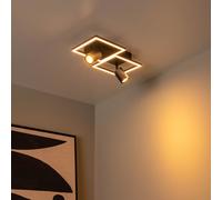 Lucide Plafoniera da soffitto a led con faretti Arianne Nero 23W Lumen 850 2700k [EEK: G]