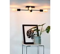 Lucide Plafoniera da soffitto moderno con struttura in metallo con 4 diffusori L