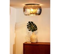 Lucide Plafoniera da soffitto struttura piccola in metallo e diffusore rotondo i