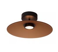 Lucide Plafoniera in metallo con paralume in vetro dal design moderno Menga Ambr [EEK: G]