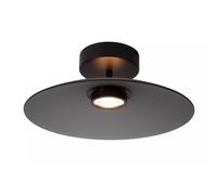 Lucide Plafoniera in metallo con paralume in vetro dal design moderno Menga Grig [EEK: G]